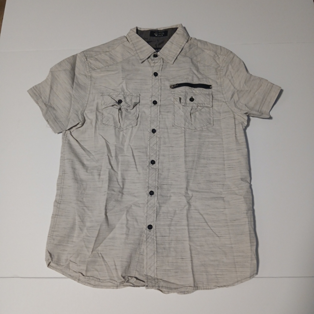 eigth eigth Platium Button Down Shirt Boys Size S